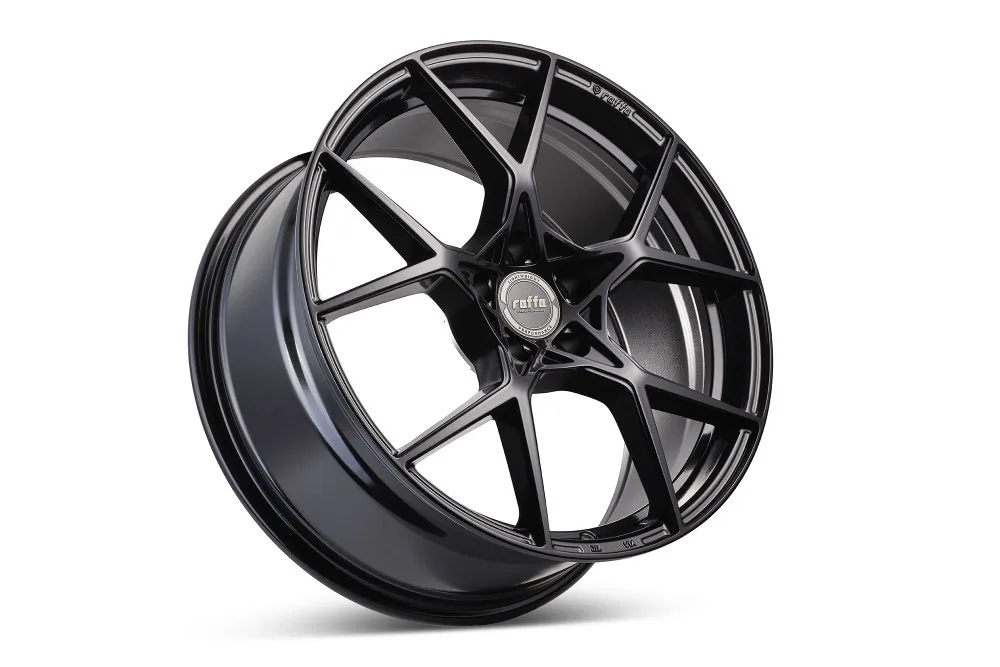 Легкосплавний диск 19" Raffa RF-03 19x8,5 ET45 5x112 Glossy-чорний - фото My Tuning Lab