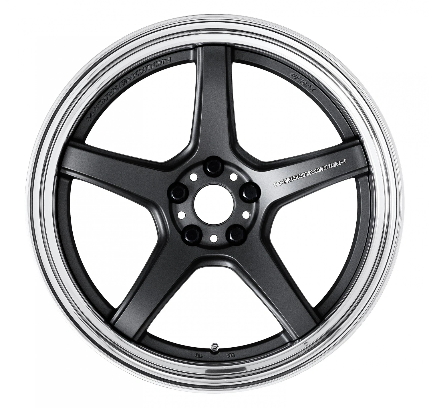 Легкосплавний диск 19" Work Wheels Work Emotion T5R-2P Step Rim 19x9 BLANK матовий графіт (MGM) - фото My Tuning Lab