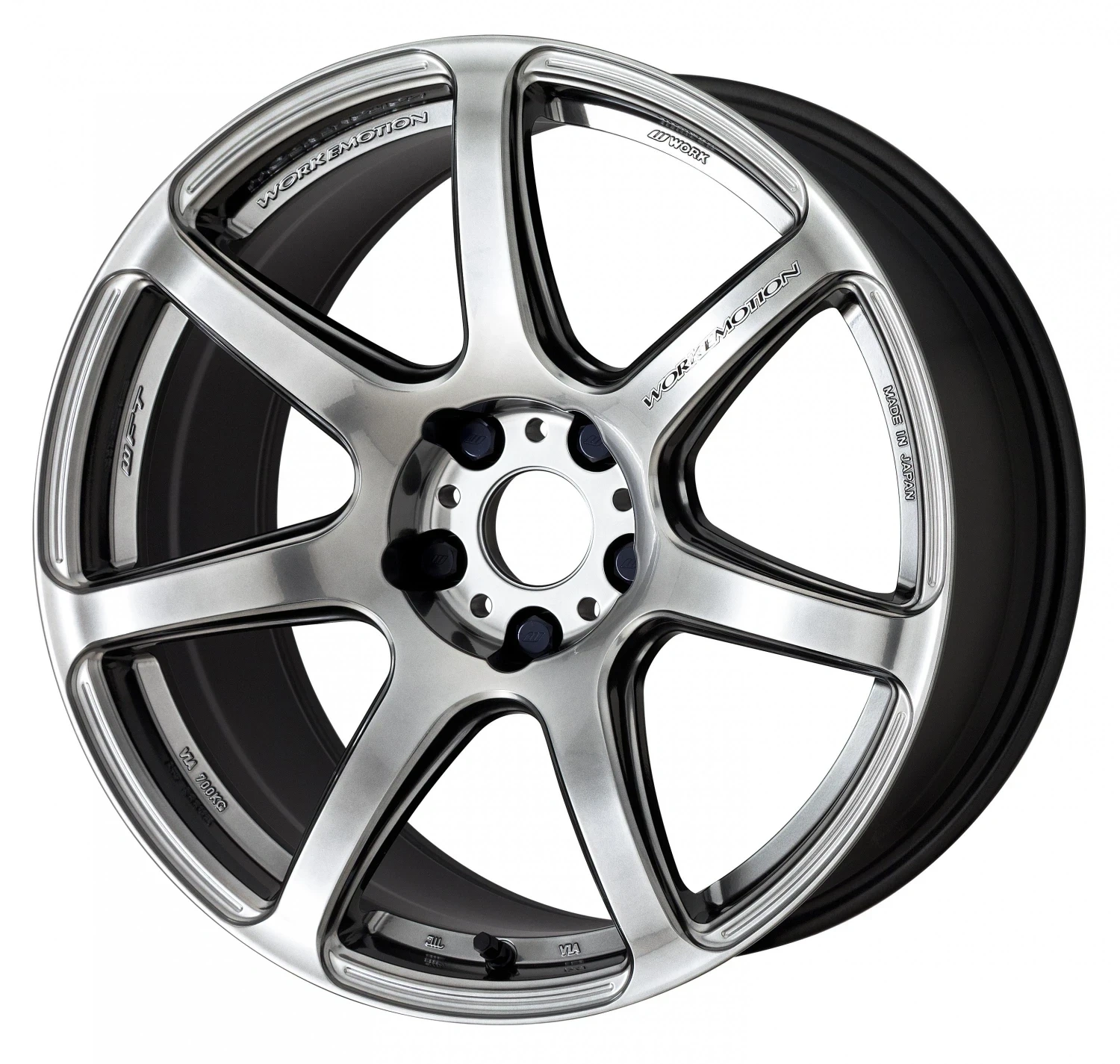 Легкосплавний диск 16" Work Wheels Work Emotion T7R 16x5,5 BLANK срібний (GTS) - фото My Tuning Lab