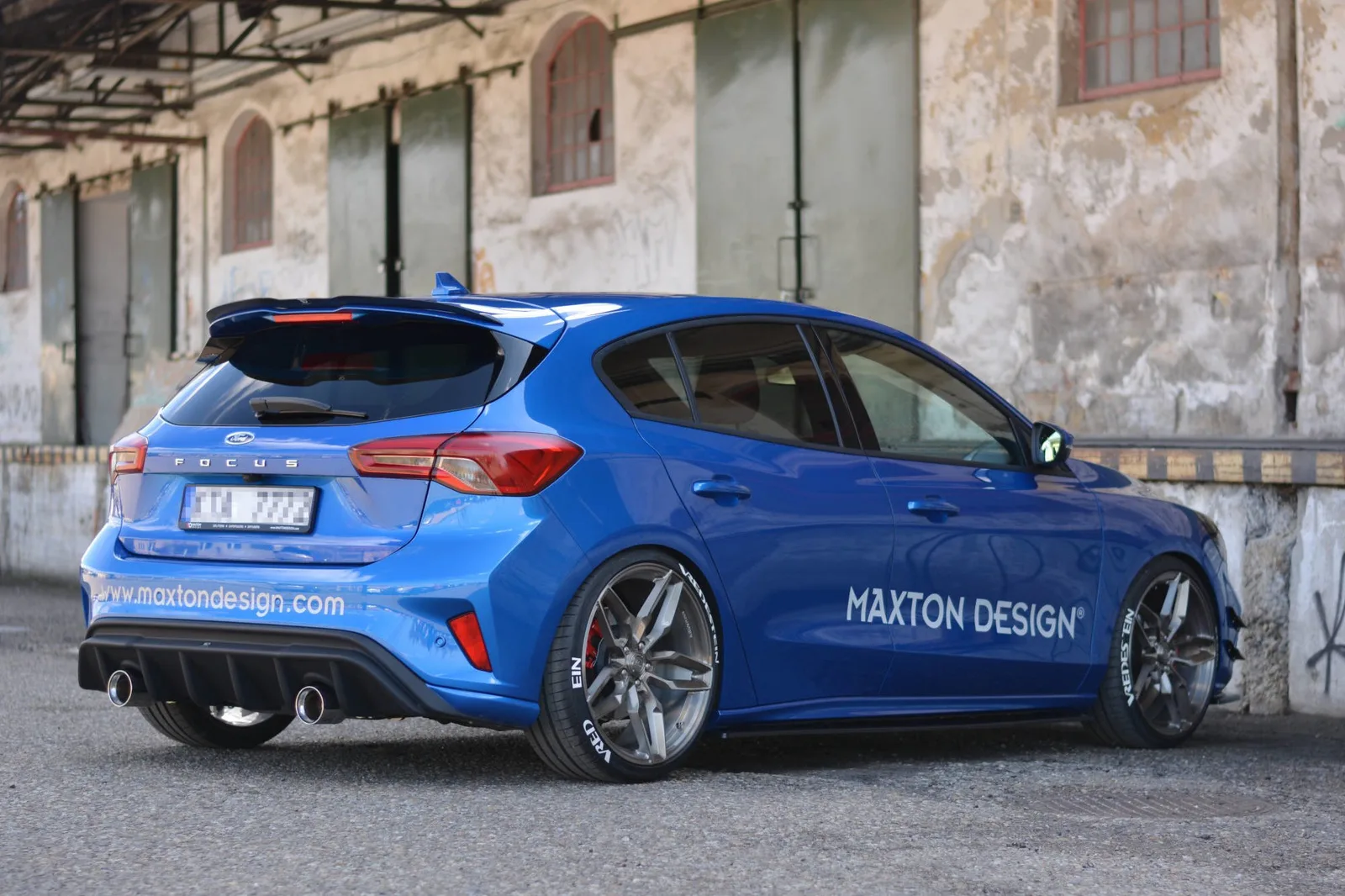 Задня накладка Maxton Ford Focus Hatchabck ST-Line - фото My Tuning Lab