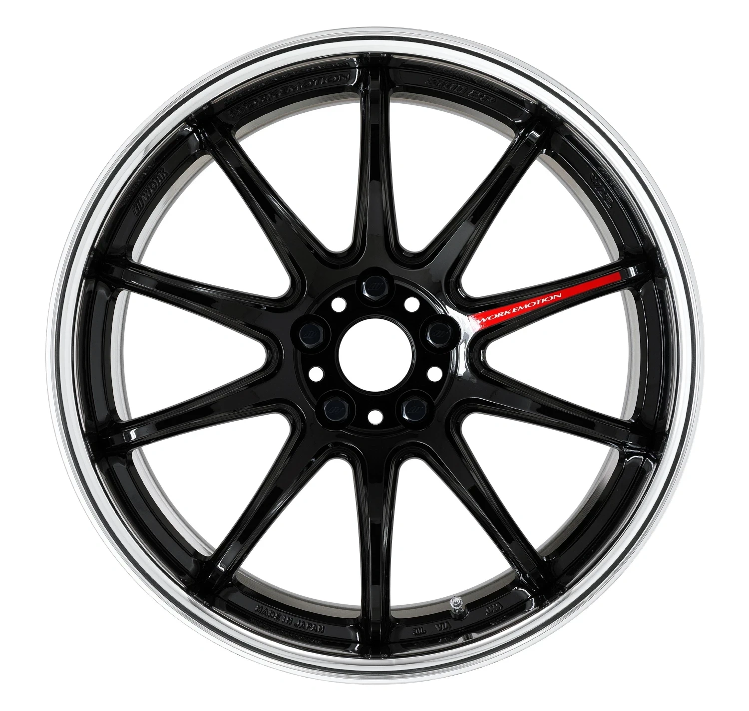 Легкосплавний диск 19" Work Wheels Work Emotion ZR10-2P 19x9 BLANK глянцевий чорний (BLK) - фото My Tuning Lab