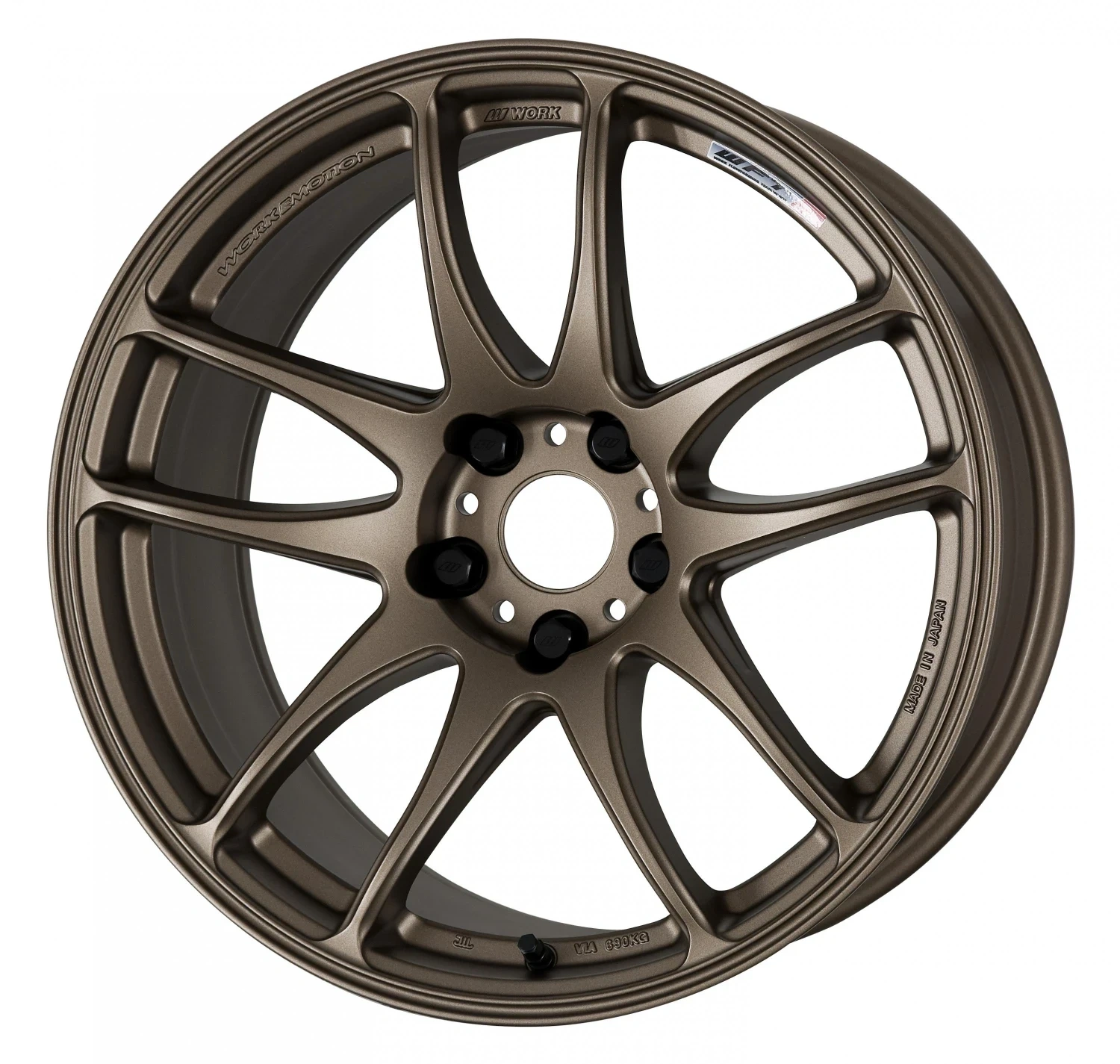 Легкосплавний диск 15" Work Wheels Work Emotion CR Kiwami 15x5 BLANK Matte бронза (AHG) - фото My Tuning Lab