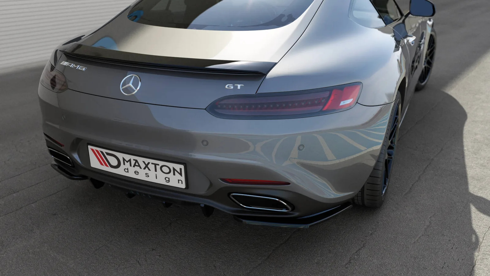 Задня накладка Maxton Mercedes-AMG GT / GT S C190 Facelift - фото My Tuning Lab