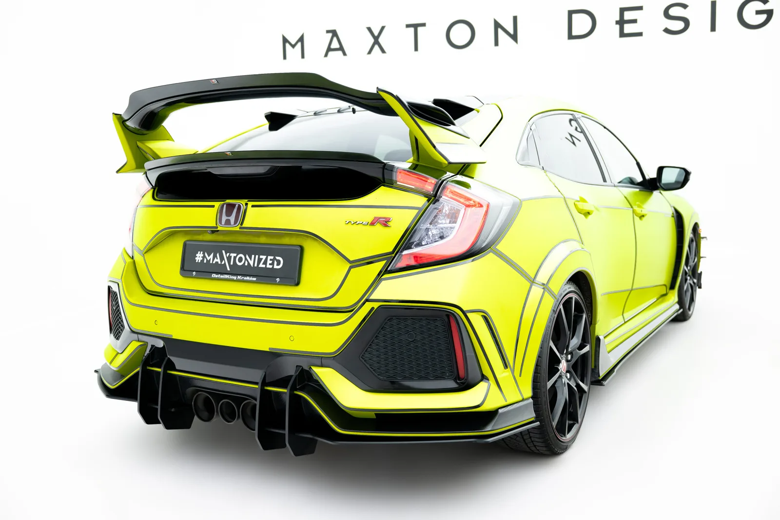 Задня накладка Street Pro V.2 Maxton Honda Civic Type-R Mk10 / Mk10 Facelift - фото My Tuning Lab