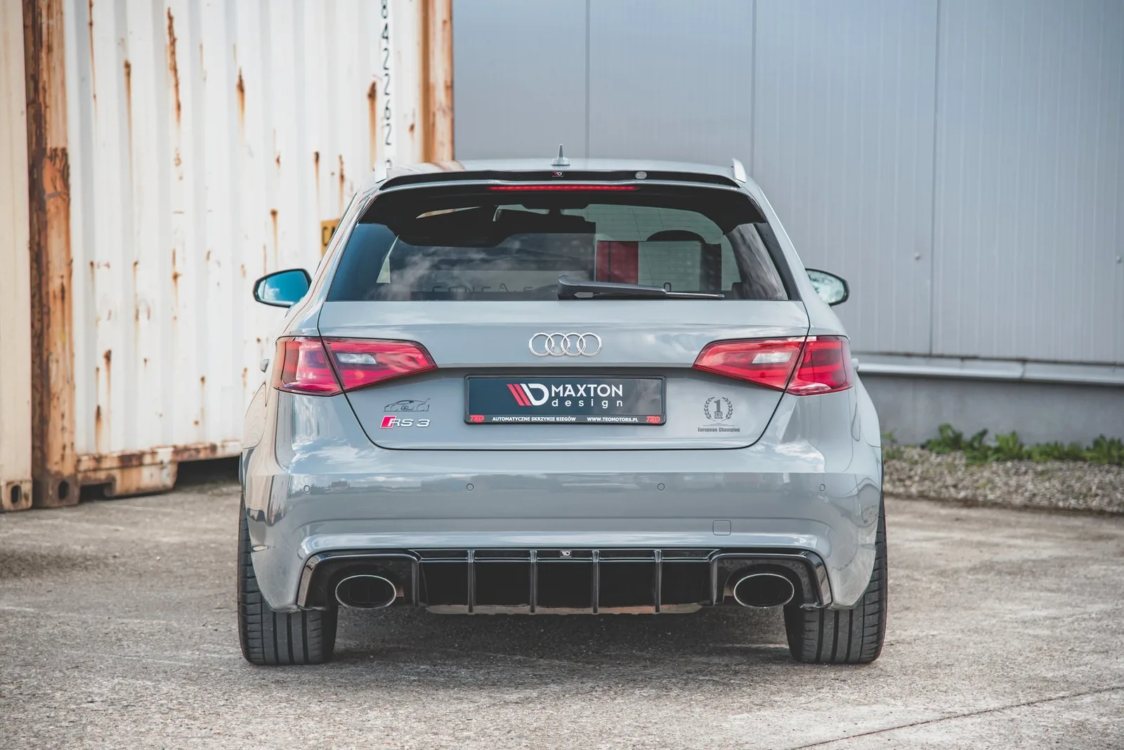 Задня накладка Maxton Audi RS3 8V Sportback - фото My Tuning Lab