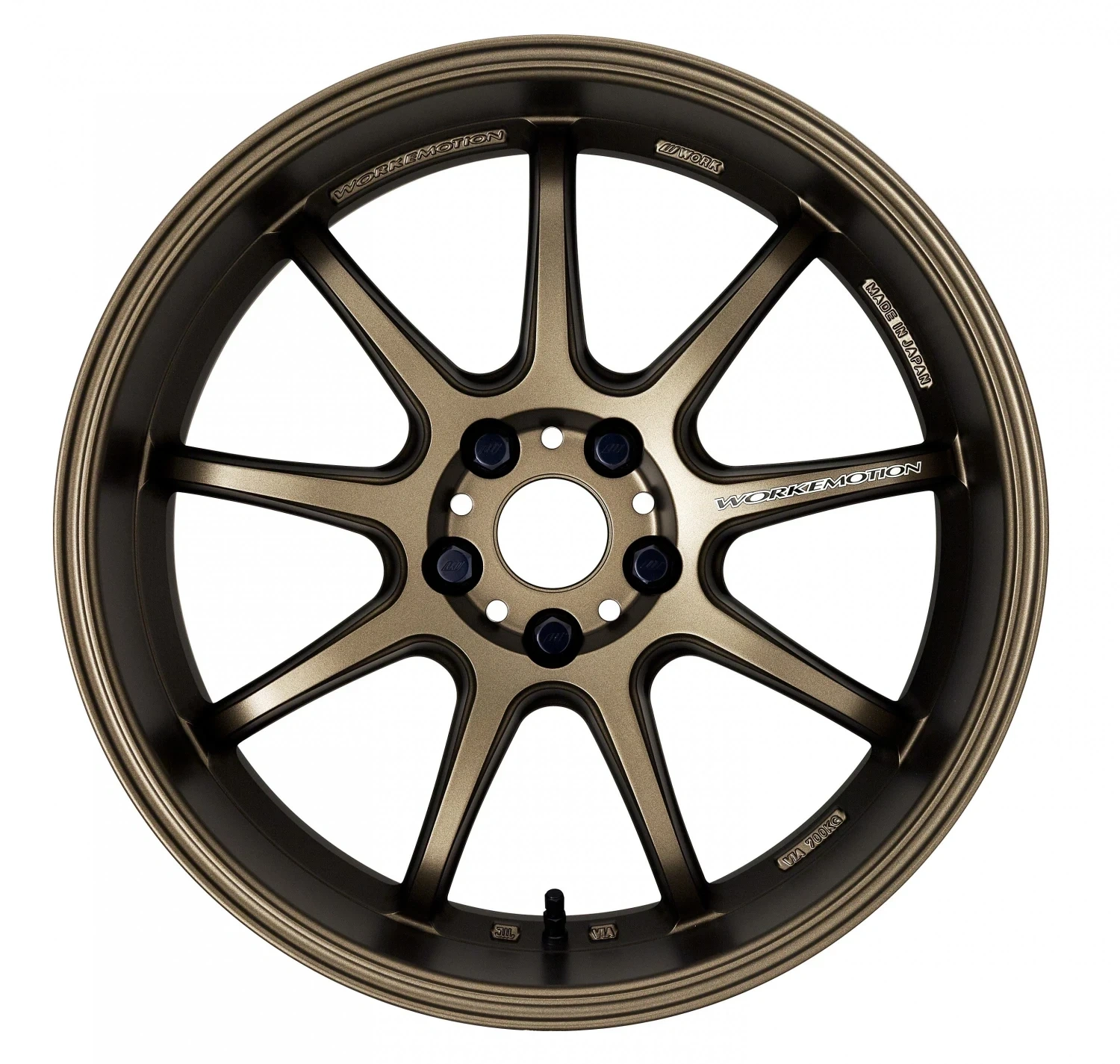 Легкосплавний диск 18" Work Wheels Work Emotion D9R 18x8,5 BLANK Matte бронза (AHG) - фото My Tuning Lab
