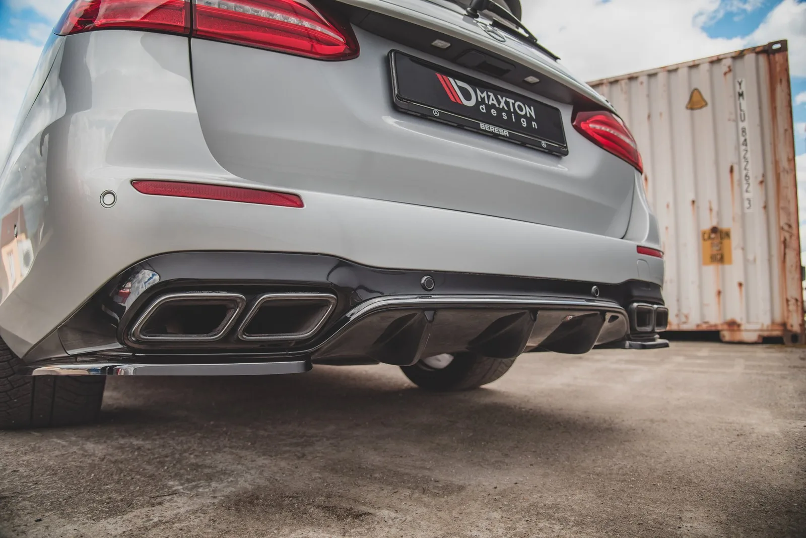 Задня накладка Maxton Mercedes-Benz E63 AMG Estate S213 - фото My Tuning Lab