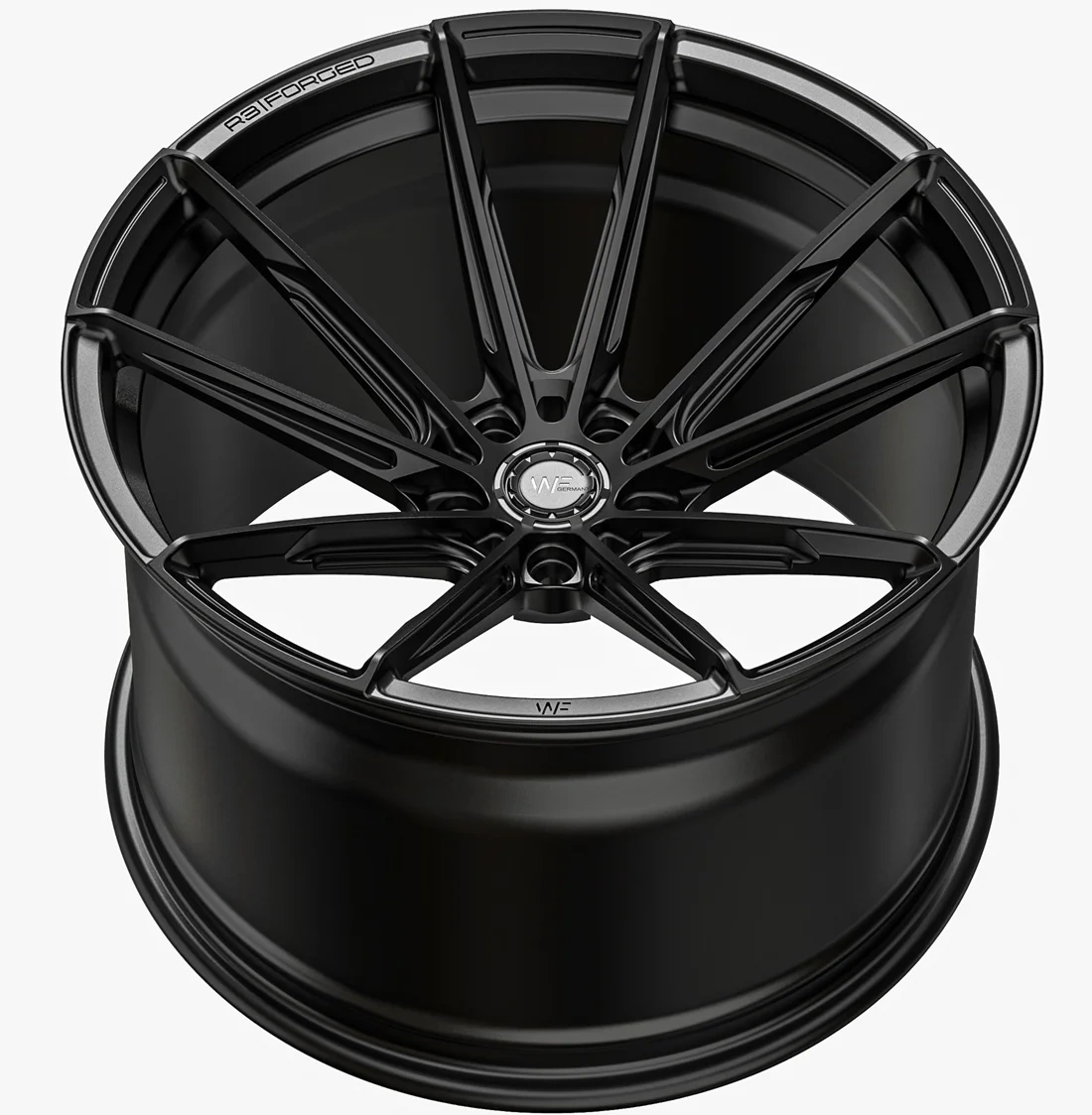 Легкосплавний диск 21" Wheelforce RACE.THREE 21x11,5 ET17 5x112 глибокий чорний - фото My Tuning Lab