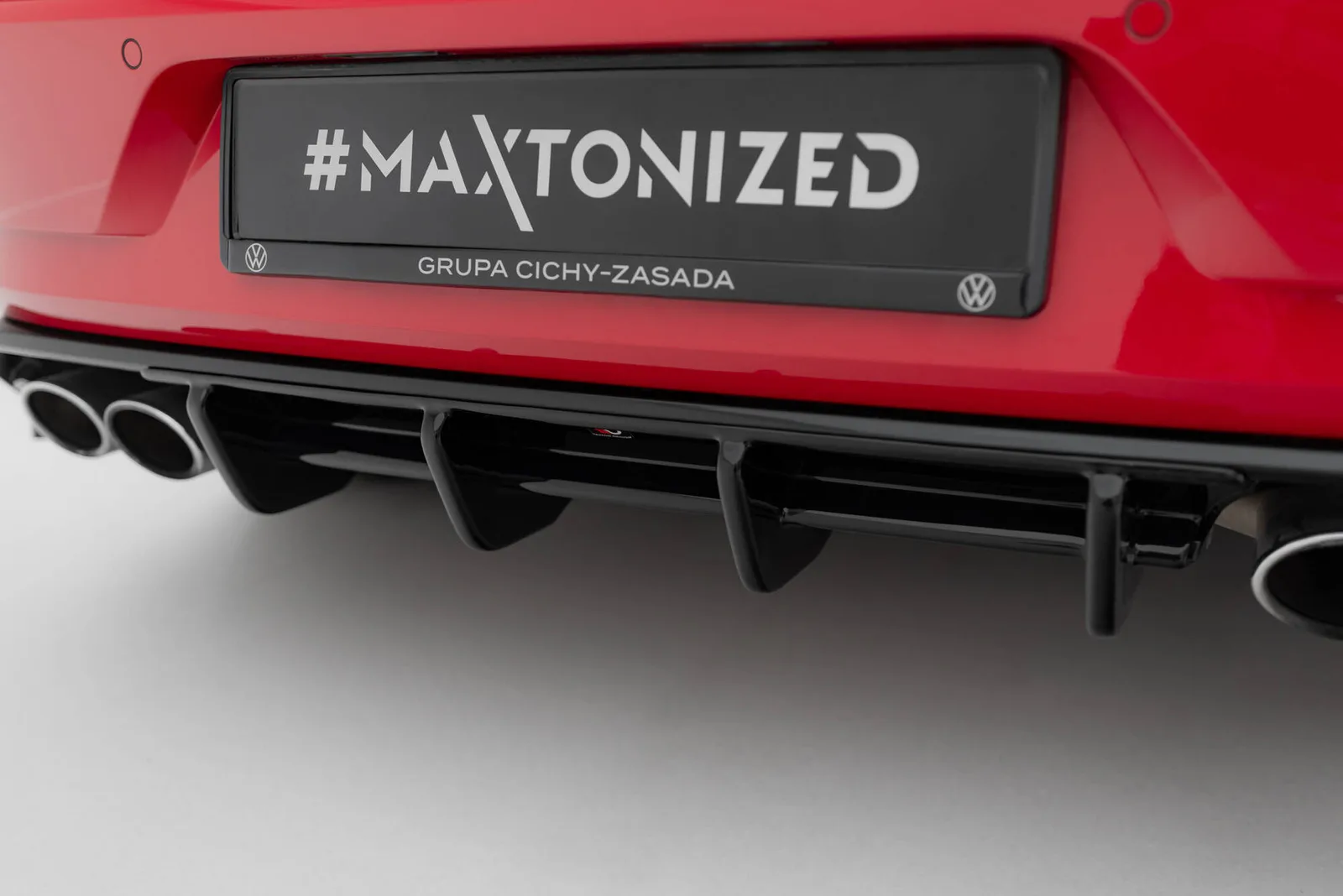 Задня накладка Maxton Volkswagen Golf R Hatchback R Mk7 Facelift - фото My Tuning Lab