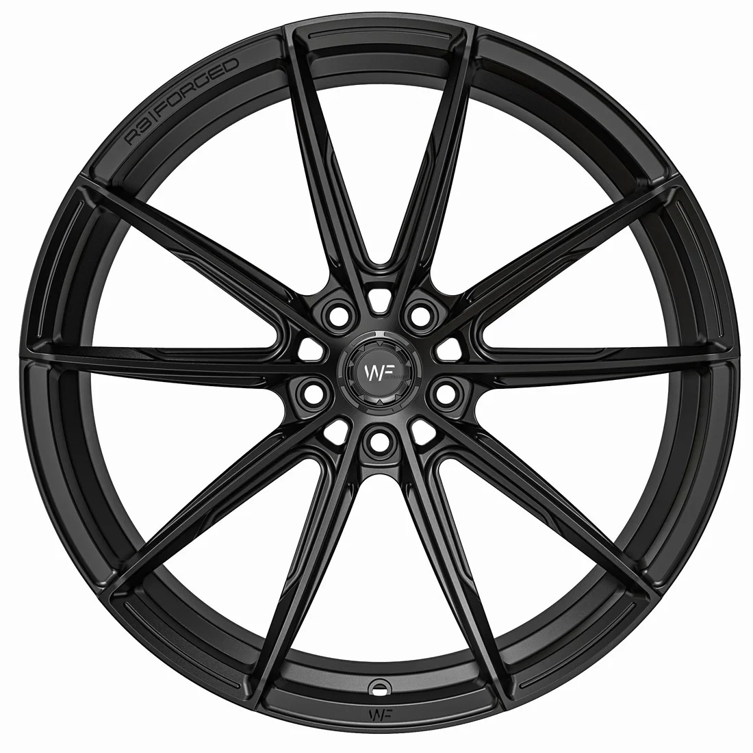 Легкосплавний диск 20" Wheelforce RACE.THREE 20x10,5 ET12 5x112 глибокий чорний - фото My Tuning Lab