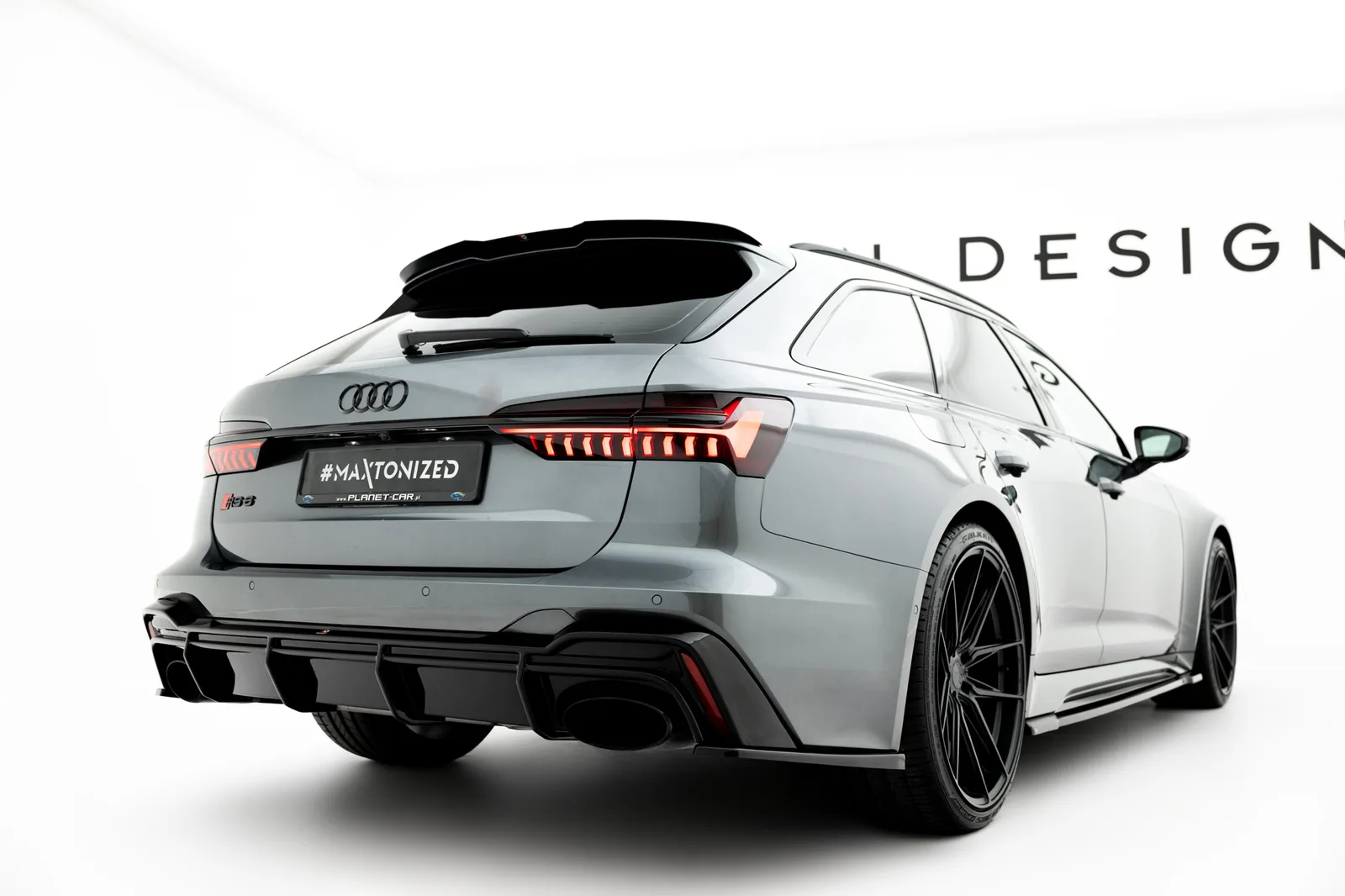 Задня накладка Maxton Audi RS7 C8 / RS6 C8 / C8 Facelift (Wersja z hakiem holowniczym) - фото My Tuning Lab