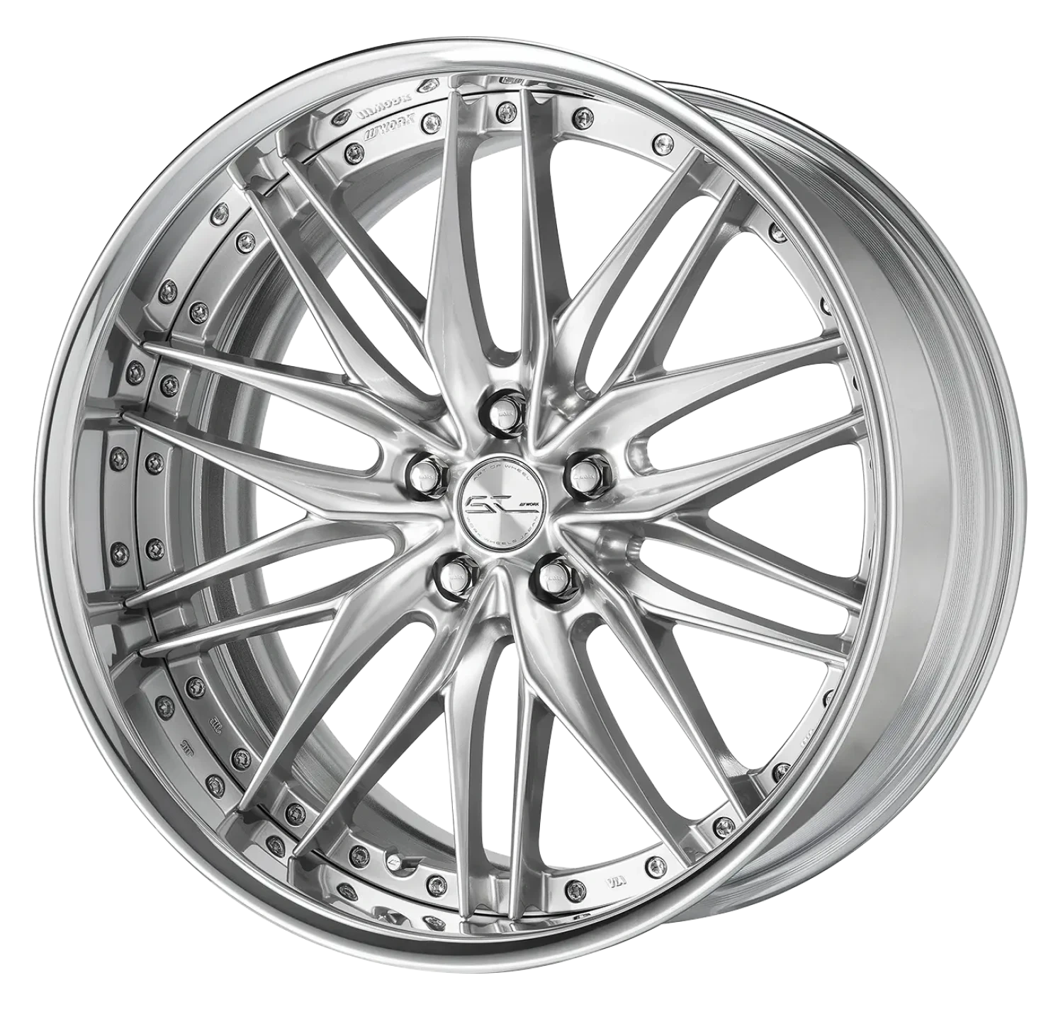 Легкосплавний диск 21" Work Wheels Schwert Quell 2 Step Rim 21x11,5 BLANK Glim Bright срібний (GBS) - фото My Tuning Lab