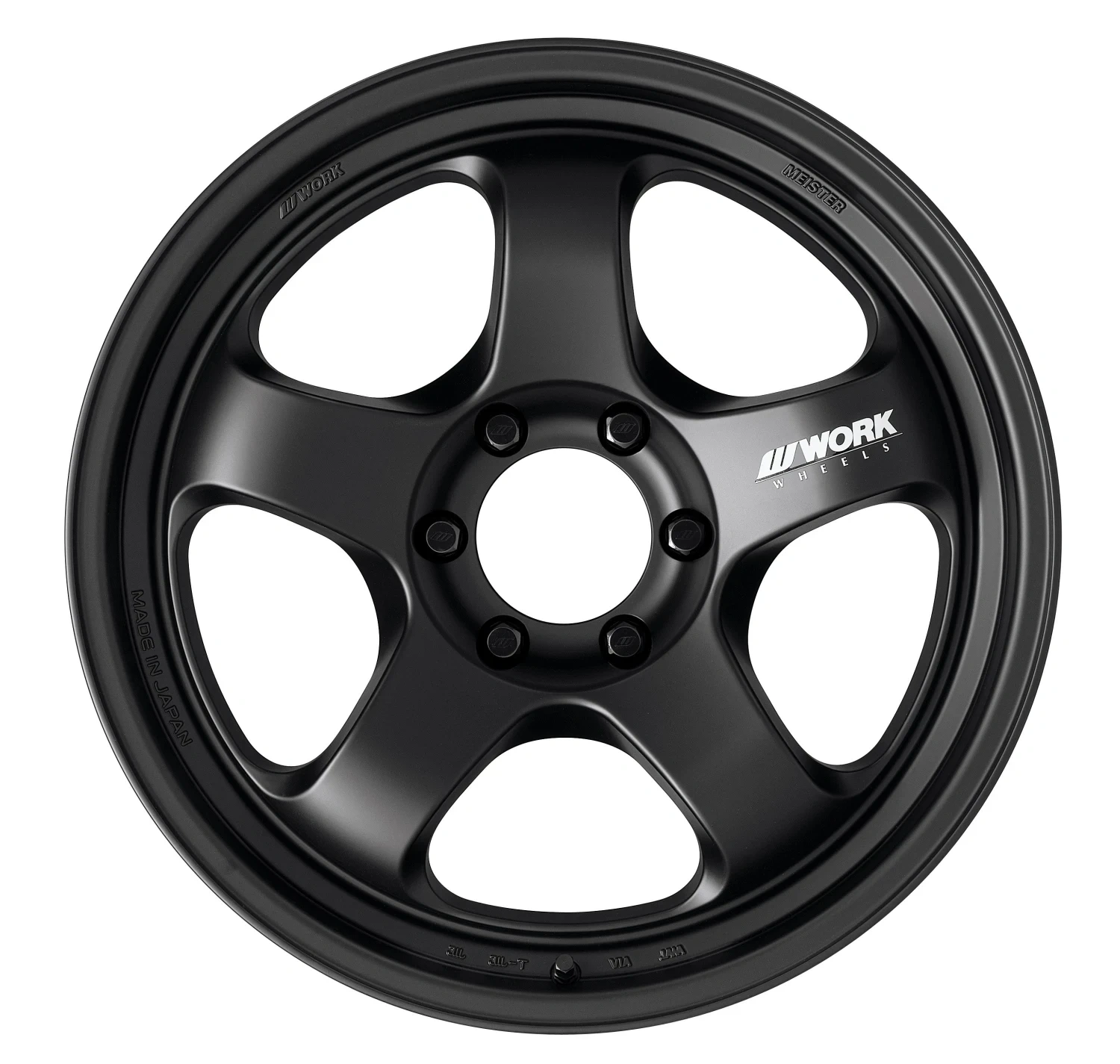 Легкосплавний диск 18" Work Wheels Meister S1-1P SUV 18x8 BLANK матовий чорний (MBL) - фото My Tuning Lab