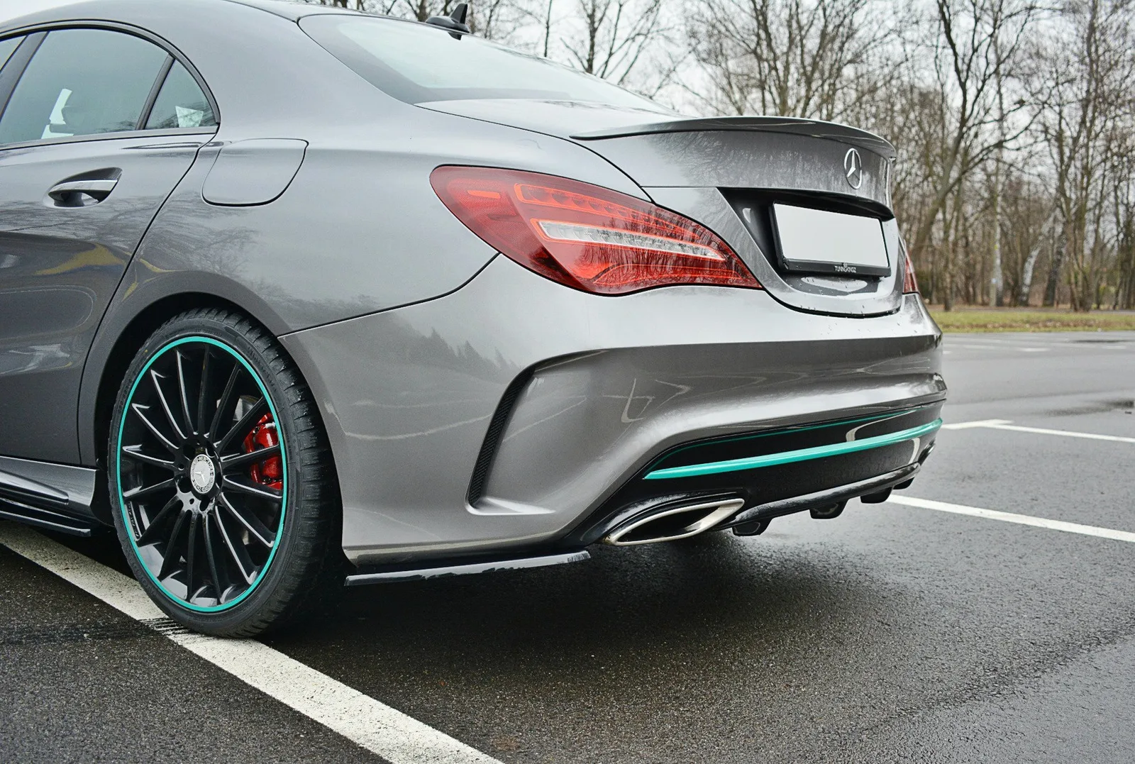 Дифузор Maxton Design Задня накладка MERCEDES-BENZ CLA C117 AMG-LINE FACELIFT - фото My Tuning Lab