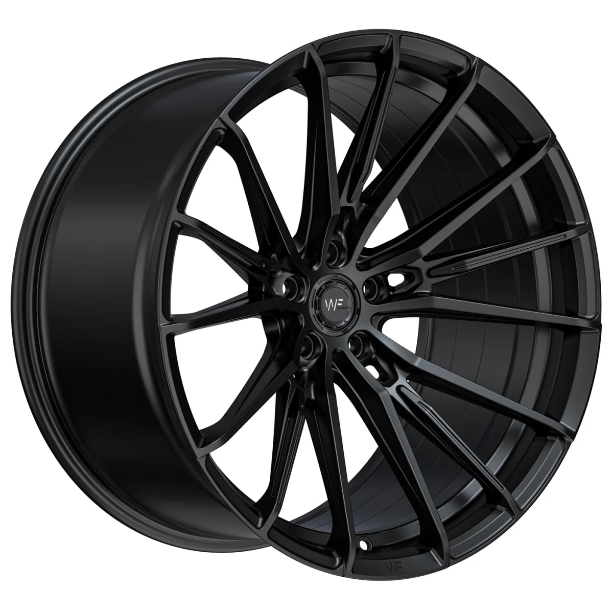 Легкосплавний диск 20" Wheelforce CF.4-FFR 20x10,5 ET14 5x112 глибокий чорний - фото My Tuning Lab