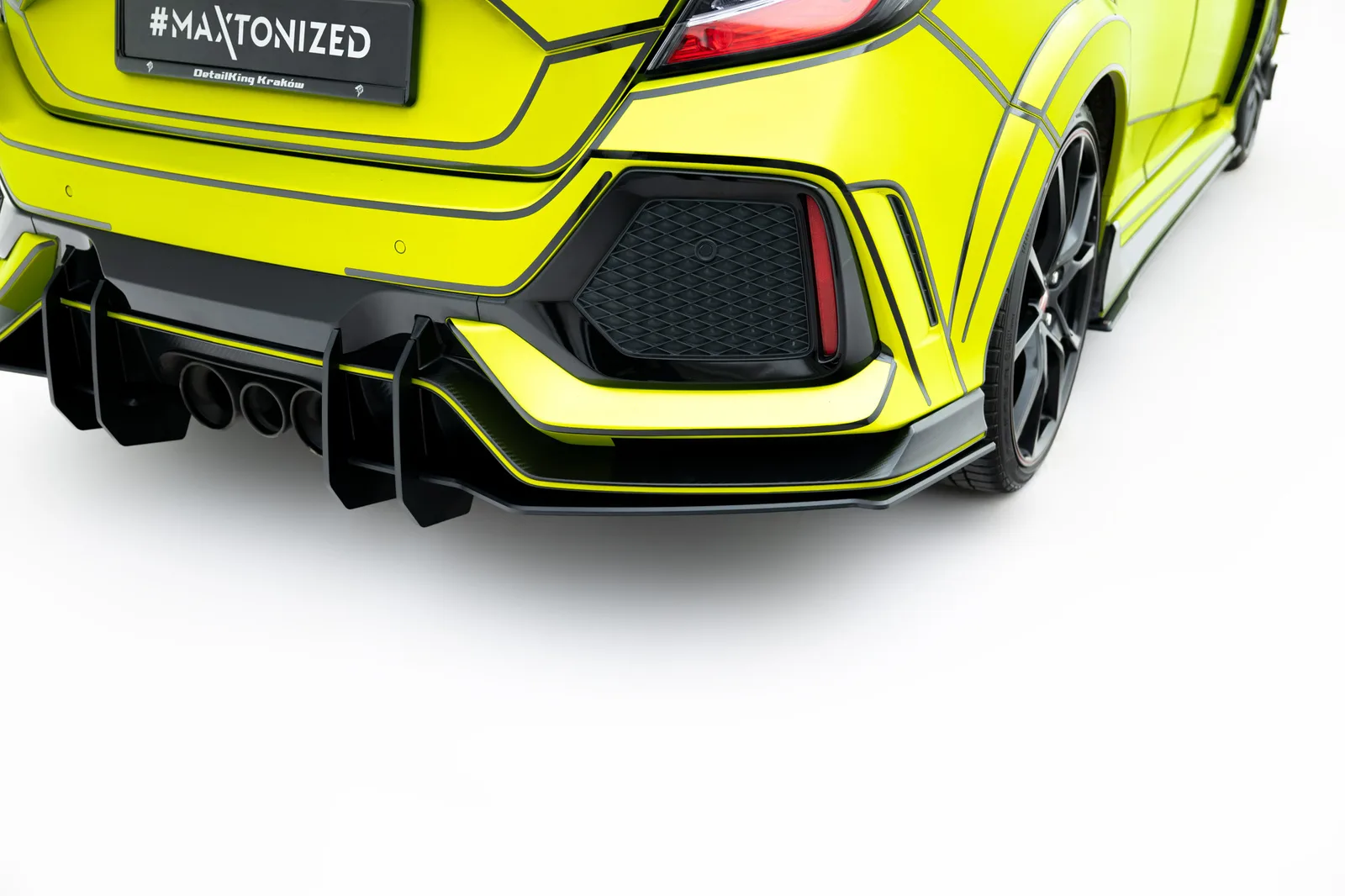 Задня накладка Street Pro V.2 Maxton Honda Civic Type-R Mk10 / Mk10 Facelift - фото My Tuning Lab