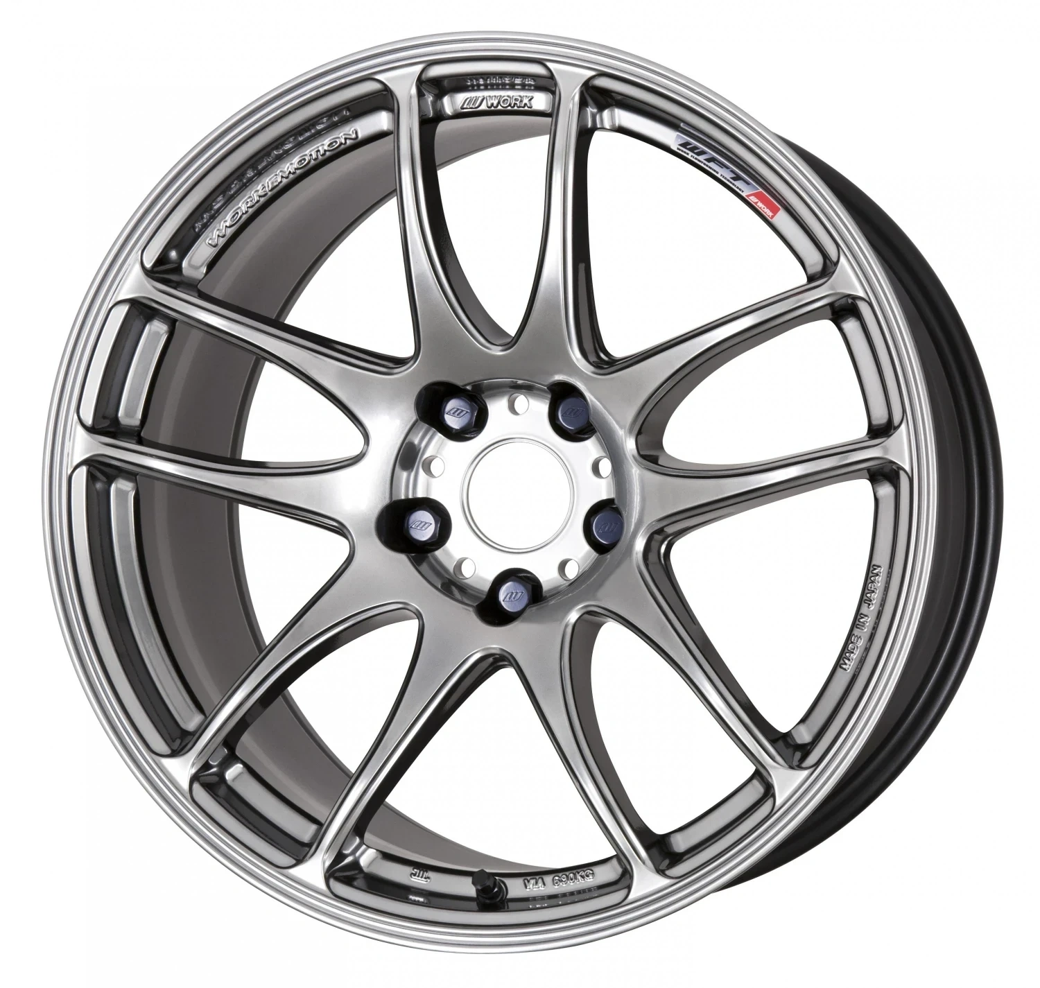 Легкосплавний диск 15" Work Wheels Work Emotion CR Kiwami 15x8 BLANK срібний (GTS) - фото My Tuning Lab