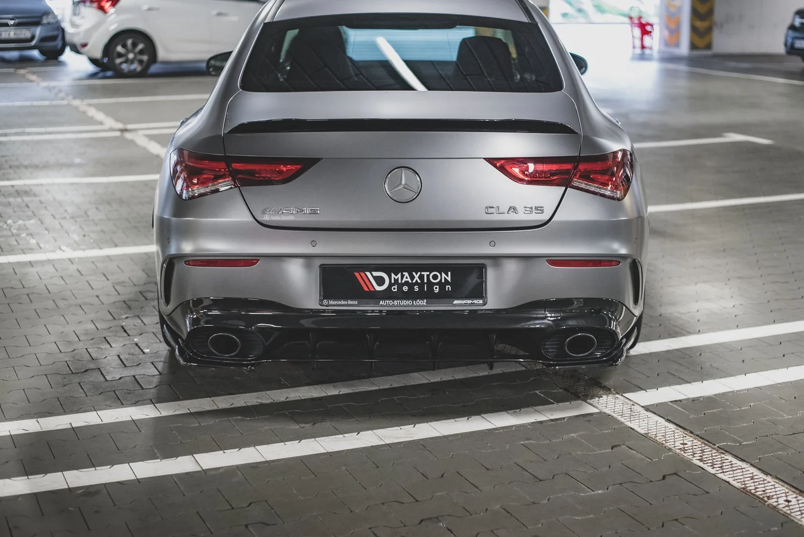 Задня накладка Maxton Mercedes-AMG CLA 35 Aero / 45 Aero C118 - фото My Tuning Lab