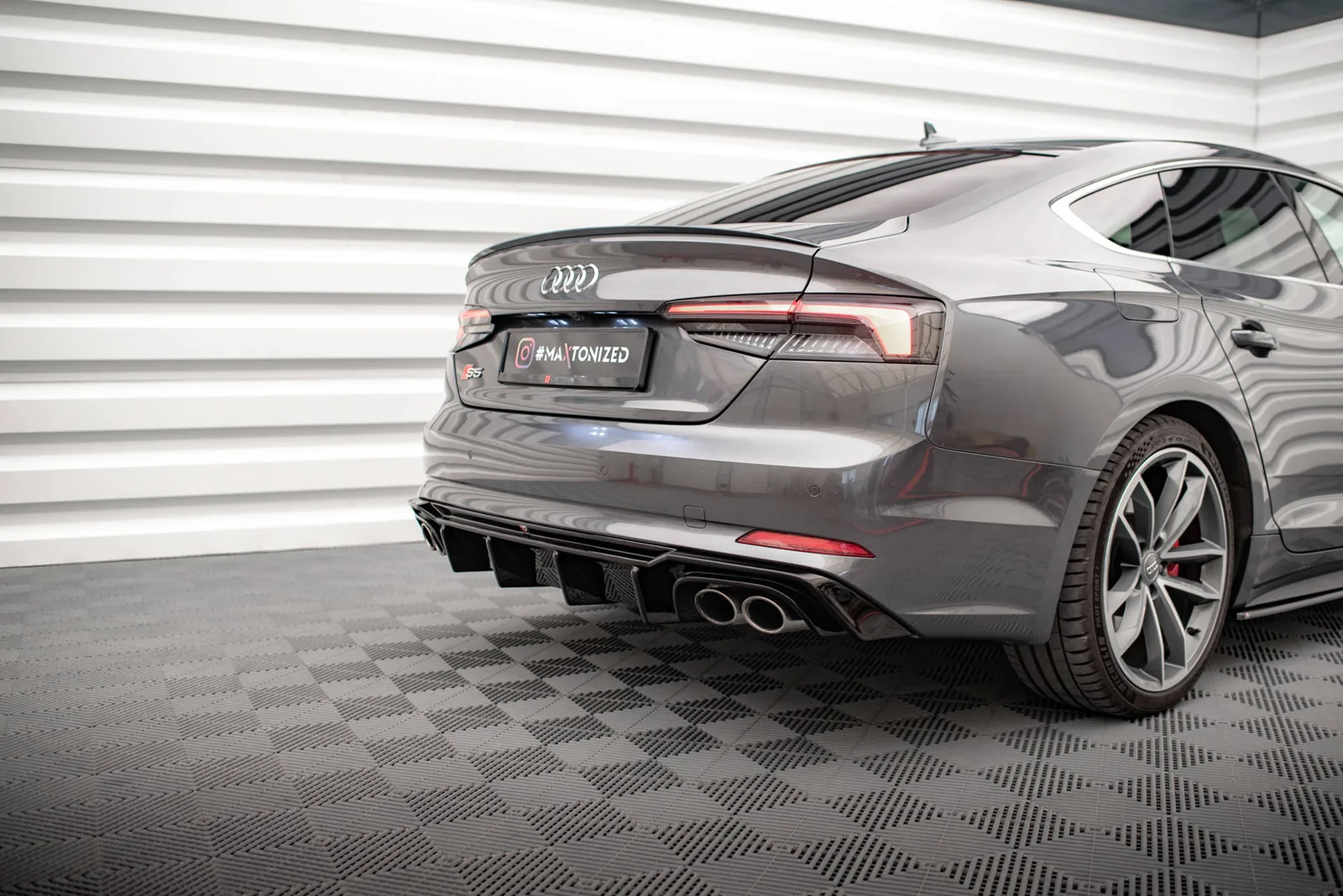 Задня накладка Maxton Audi S5 F5 Coupe / Sportback - фото My Tuning Lab