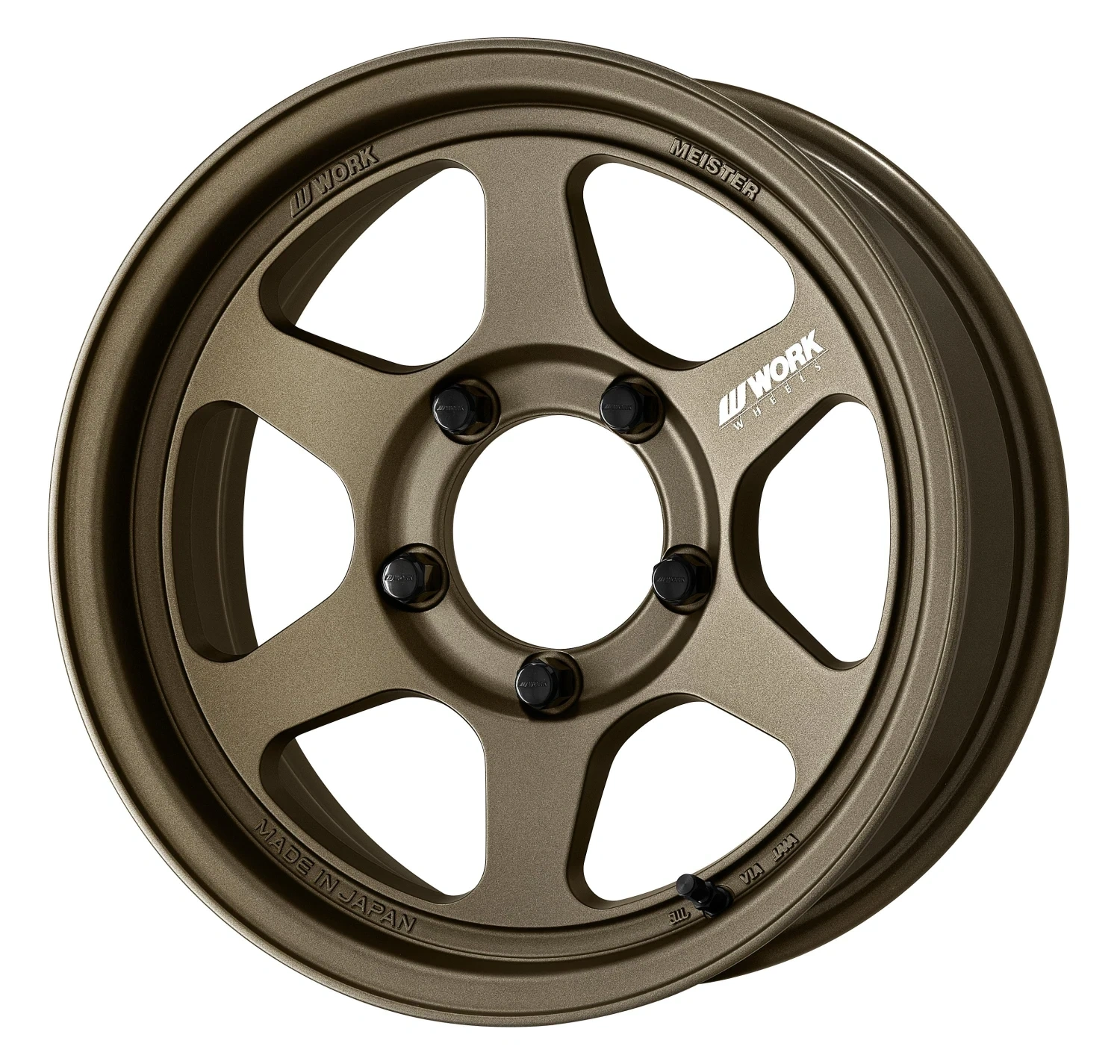 Легкосплавний диск 16" Work Wheels Meister L1-1P SUV 16x5,5 BLANK Matte бронза (AHG) - фото My Tuning Lab